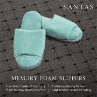 SANTAS รองเท้า Slipper รุ่น Micro Fiber Size S/M สีฟ้าน้ำทะเล