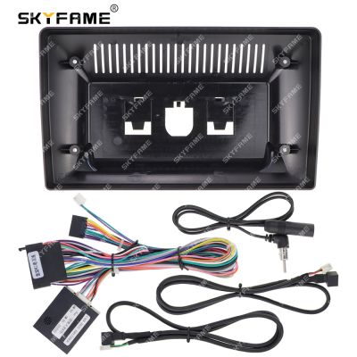 SKYFAME Car Frame Fascia Adapter Canbus Box Decoder Android Radio Audio Dash Fitting Panel Kit For Skyworth Ev6