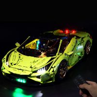LED Light Kit for T5003 Lamborghinis Huracán Evo Spyder Technical Car Building Blocks  (Only LED  No Car Model ) Building Sets