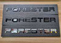 โลโก้ ตัวอักษร ฟอเรสเตอร์ ขนาด 25 * 2 cm ปี 2020 - 2022 SUBARU * FORESTER * 2.0 i-L EyeSight 4.0 letter logo emblem