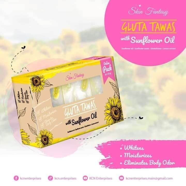 Gluta tawas Soap with SUNFLOWER OIL Lazada PH