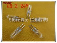 Tungsten halogen lamp work beads machine industry G5.3 24V20w/35w/50w/75w/100W lamp beads 10pcs / lot free shipping!