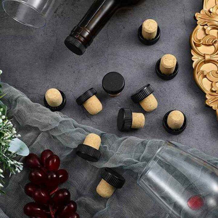 50pcs-cork-plugs-cork-stoppers-tasting-corks-t-shape-wine-corks-with-plastic-top-wooden-wine-bottle-stopper-bottle-plugs