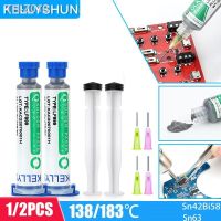 ₪ Lead-free Solder Paste 138℃ Sn42Bi58 Liquid Flux for Soldering smd BGA PCB IC LED Rework Welding Paste Flux