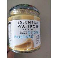 Sale Promotion ? Waitrose Essential Dijon Mustard sauce ซอส มัสตาร์ด เวทโทรส เอสเซนเซี่ยว 180 กรัม ราคาถูกใจ