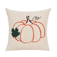 Halloween Gift Pumpkin Cushion Cover Throw Pillow Case for Sofa Home Office Decor 45X45Cm