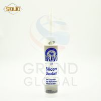 Triple-G กาว บลาวโว ซิลิโคน ทนความร้อน สีใส  BRAVO  Silicon Sealant 300g.