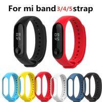 For Xiaomi Mi Band 5 4 3 Silicone Replacement Wristband Bracelet Watchband For Xiomi Mi Band3 Miband 5 4 3 Band4 Wrist Strap Smartwatches