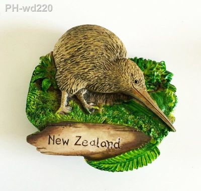 New Zealand Victoria Bird 3D Fridge Magnets Creative World Travel Souvenirs Refrigerator Magnetic Sticker Home Decoration