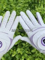 FootJoy ถุงมือกอล์ฟใหม่สำหรับผู้ชายและผู้หญิงหนังแกะสำหรับมือทั้งสองฤดูกันลื่นระบายอากาศได้ดีสไตล์ใหม่ของแท้สำหรับขับขี่