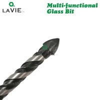 Lavie 6Mm 8Mm 10Mm หัวเจาะเซรามิคบิตสามเหลี่ยมเจาะกระจกคอนกรีตอเนกประสงค์สำหรับกระเบื้องแก้วหินอ่อน Pawer เครื่องมือ Db02057