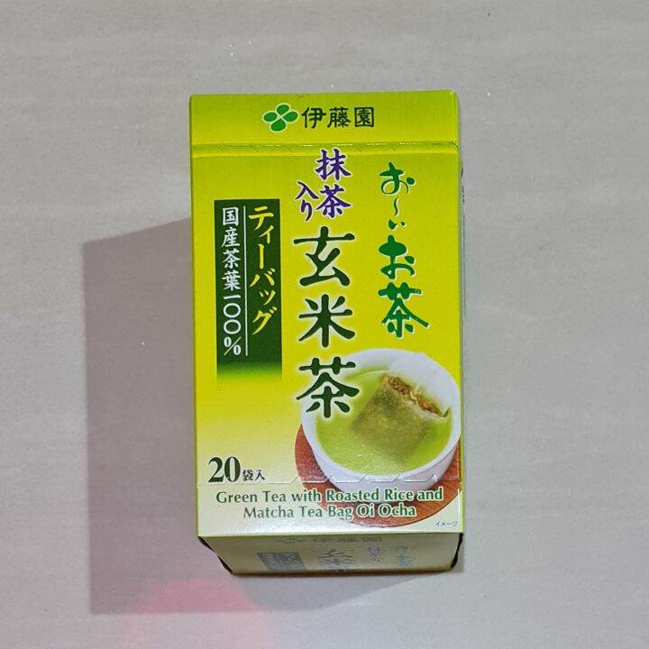 Itoen Ito En Green Tea With Roasted Rice / Germaicha 20 x 2 Gram