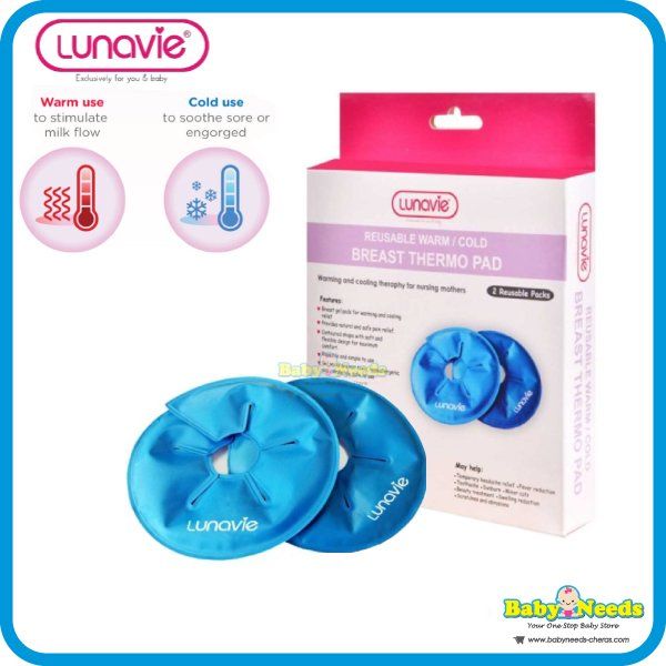 Lunavie Hot & Cold Breast Thermo Pad 2pcs/pack 