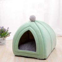 Portable Rabbit Design Cat House with A Hole Warm Soft Pet Beds Tent Removable Washable Cats Nest Litter Puppy Kennel