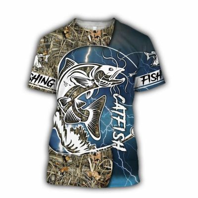 2023 Catfish Fishing 3D All Over Printed Shirts Full