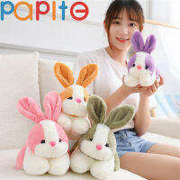 Papite【พร้อมส่ง】ตุ๊กตากระต่ายจำลองการ์ตูน22ซม. ตุ๊กตาสัตว์น่ารักนุ่มตุ๊กตากระต่ายของเล่นตกแต่งบ้านของขวัญเด็ก