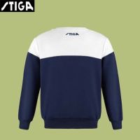 Stiga long sleeve hoodie with trousers table tennis jersey set sports clothing sportswear for men women outwear