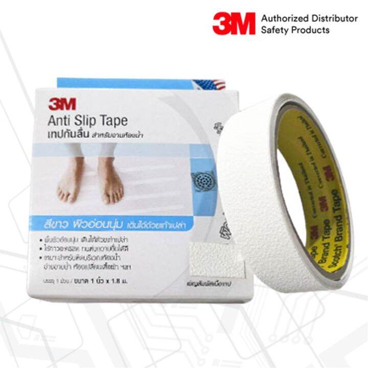 3m-เทปกันลื่นชนิดม้วนสีขาว-สำหรับงานห้องน้ำ-ขนาด-1-นิ้ว-x-180-ซม-เทปกาว-กาว3m-3m-กาว2หน้า-เทปกาว-เทปกันลื่น-เทปกาวกันน้ำ-เทป-กาว