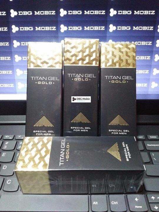 Authentic Titan Gel for Men Gold Premium 50ml with Tagalog User