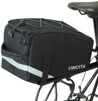 Vincita Bison Truck Bag กระเป๋าติดแร็คจักรยาน กระเป๋าติดตะแกรงจักรยาน สไตล์เรียบง่ายติดกับแร็คได้ทุกประเภท พร้อมสะท้อนแสงรอบด้าน B181F