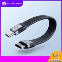 USB4สายข้อมูล40Gbps C To Type C สายสั้นชาร์จเร็ว PD 240W 8K 60Hz เข้ากันได้กับ Thunderbolt 3/4 USB4 Type-C อุปกรณ์พอร์ตสำหรับ SSD แบตสำรอง