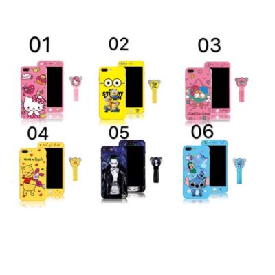 เคส + ฟิล์ม + แหวน เคสหลังลายการ์ตูน ฟิล์มกระจก สำหรับรุ่น 6Plus 7Plus Samsung J7/ J7Prime J710 A10 A20 A30 A50’