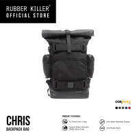 Rubber Killer - CHRIS (กระเป๋าเป้, ยางด้านล่าง,ใช้ในชีวิตประจำวันได้, ตัวผ้ากันน้ำ)