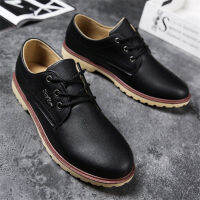 Mens leather shoesสไตล์สบาย ๆกันลื่น แต่เพียงผู้เดียวรองเท้าแฟชั่นผู้ชายทุกคนชอบพวกเขา！！