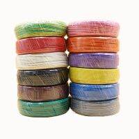 สายไฟฟ้าม้วนงอได้ยาว100เมตร Avr/ RV 22/21/20/18/17Awg สีสันสดใสเส้นสายเคเบิลไฟฟ้าทองแดงเส้นเดี่ยว