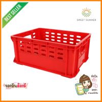 ลังแก้ว 12 ช่อง GW 25.5x33.5x14.5 ซม. สีแดงPERFORATED GLASSWARE CRATE WITH 12 COMPARTMENTS GW 25.5X33.5X14.5CM RED **หมดแล้วหมดเลย**