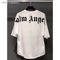 PALM ANGELS T-Shirt  เสื้อยืดแขนสั้น PLAM ANGEL bts outfit PA palmangels logo tee ปาล์มแองเจิลโฟมพิมพ์เสื้อยืดแขนสั้น