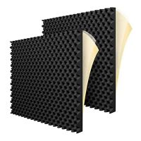 Self Adhesive Acoustic Foam Panels Fireproof Soundproofing Treatment Wall Panel,Reduce Noise Foam For Studio,Etc