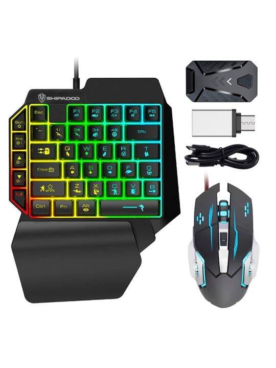 Gaming Keyboard And Mouse Combo For Ps4 Ps5 N-switch Xbox360 Wired 