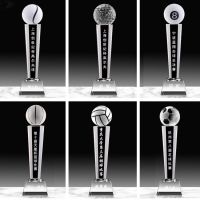 【NEW】【Penghantaran Privasi Tinggi】 Creative Crystal Trophy Thumb Basketball Football Excellent Staff Company Annual Meeting Design Artwork Ornaments