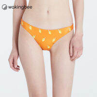 Wakingbee Amor Bikini (Orange Chili) บิกินี่ เอวต่ำ ทรงสวย ผ้าดี กันยูวี แห้งเร็ว ลายพิมพ์ Kloset