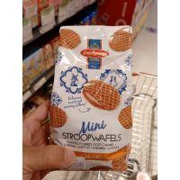 ?สินค้าดี มีคุณภาพ? เนเธอร์แลนด์ มินิสตรูป เวเฟอร์ คาราเมล daelmens mini stroopwafels caramal  200g คาราเมล