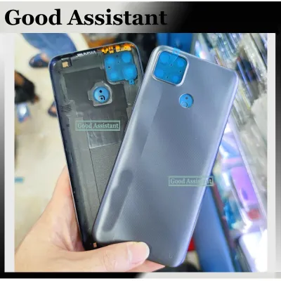 Gray/Blue 6.5 inch For OPPO Realme C25 C25s / C20 C20A / C11 2021 Back Battery Cover Door Housing case Rear parts Replacement Replacement Parts
