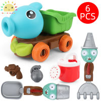 SS【ready stock】Large  Beach  Toy  Car Plant Cartoon Story Summer Thicken Beach Set Children Bathing Toys