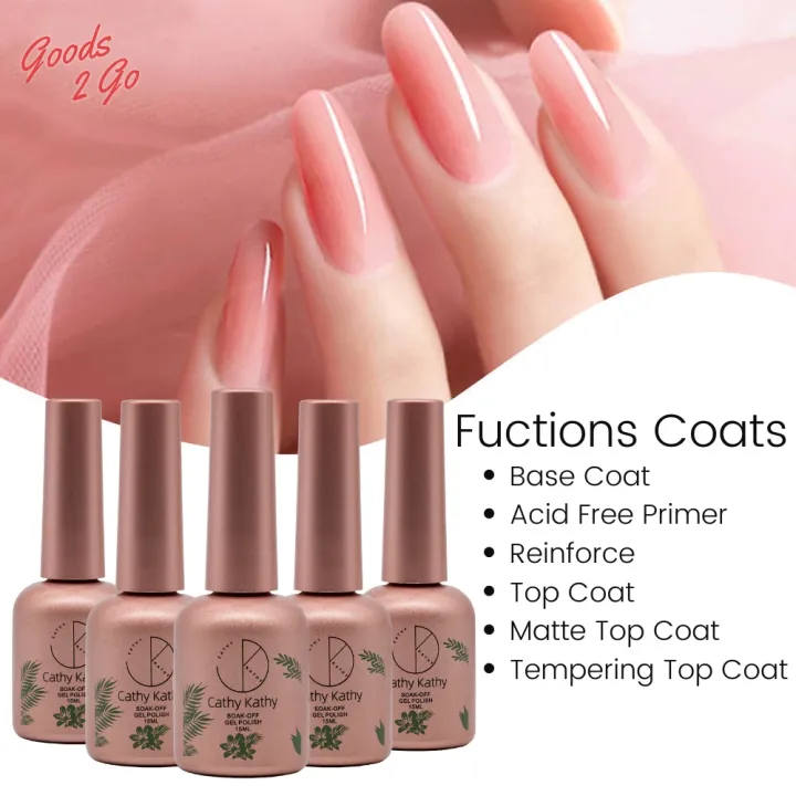 Cathy Kathy Rose Gold Edition Function Coats | Acid-Free Primer Base Coat Reinforce Top Coat Matte Top Coat and Tempering Top Coat | Lazada PH Cathy Kathy Rose Gold Edition Function Coats | Acid-Free Primer Base Coat Reinforce Top Coat Matte Top Coat and Tempering Top Coat | Lazada PH