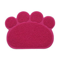 Paw Print Cat Litter Mat Box Toilet Pad Puppy Kitty Dish Dinner Feeding Bowl Dog Sleeping Placemat Tray Tidy Easy Cleaning