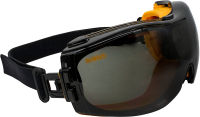 DEWALT DPG82-21 Eye Protection Concealer Smoke Anti-Fog Dual Mold Safety Goggle Smoke Lens