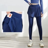 【CC】✶✑ஐ  Sporty Leggings Woman Pants Layer Shorts Tights Gym Dry Workout Fashion Lycra Sportswear