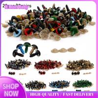 【COD+IN STOCK】 20 pcs/10 คู่ 8/10/12/14mm 9 สีพลาสติกตาความปลอดภัยงานฝีมือหมีสัตว์ DIY ตุ๊กตาตุ๊กตาอุปกรณ์เสริมตุ๊กตาของเล่