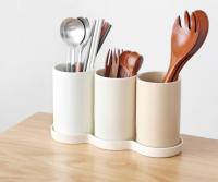 Kamome Kitchen Color Cutlery Holder 3P Set