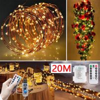 Led Fairy String Lights USB Battery Operated Outdoor Waterproof Christmas Garland Copper Wire For Wedding Party Home Room Decor