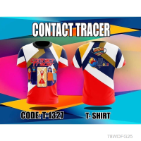 2023 New CONTACT TRACER FULLY SUBLIMATED TSHIRTS Batch 1(FREE CUSTOM NAME LOGO) Summer Fashion T-shirt