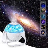 Galaxy Projector Star Projector Planetarium 360 ° ปรับ Star Sky Night Lamp Night Light-Lights สำหรับประดับห้อง-UniqueKids B