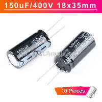 10pcs High Quality Capacitor 150uF 400V Through Hole Electro Electrolytic Capacitor 400V150uf 150uF400V 18×35mm 18*35mm