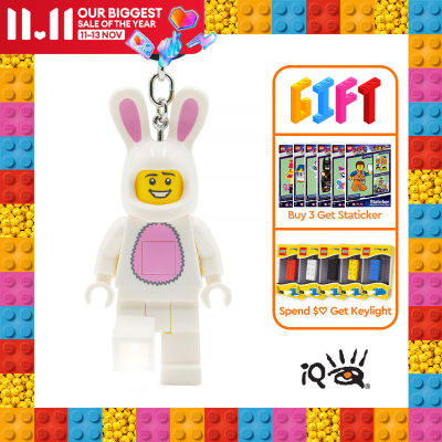 IQ LEGO® Iconic LED luminous Key Chain Pendant Toy (Bunny)