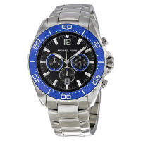 นาฬิกาข้อมือผู้ชาย MK8422 MICHAEL KORS Windward Chronograph Black Dial Men Watch สายสีเงิน ตัวเรือนสแตนเลสสีเงิน